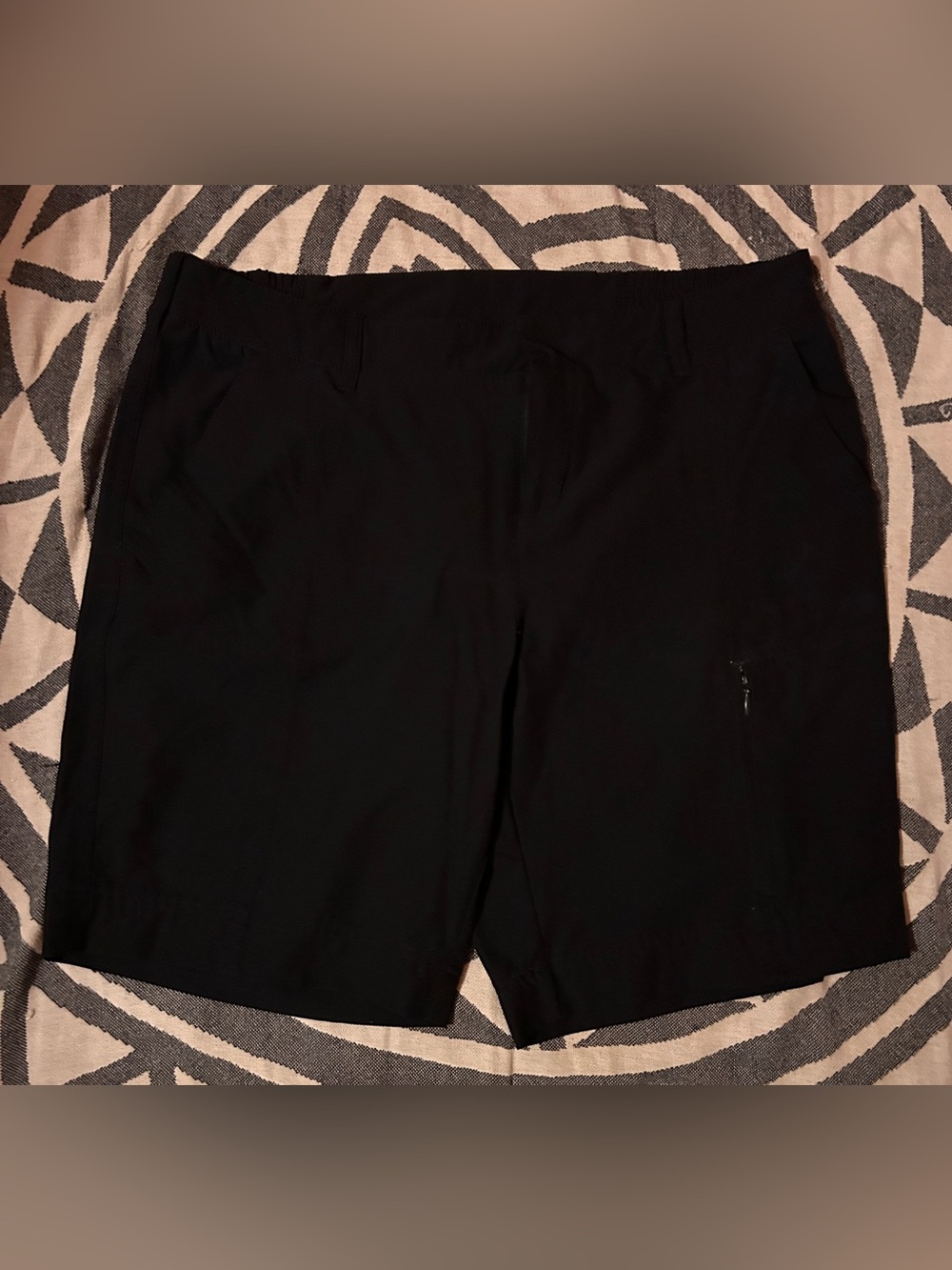 32 Degrees Black Flat Front Black Women’s Shorts